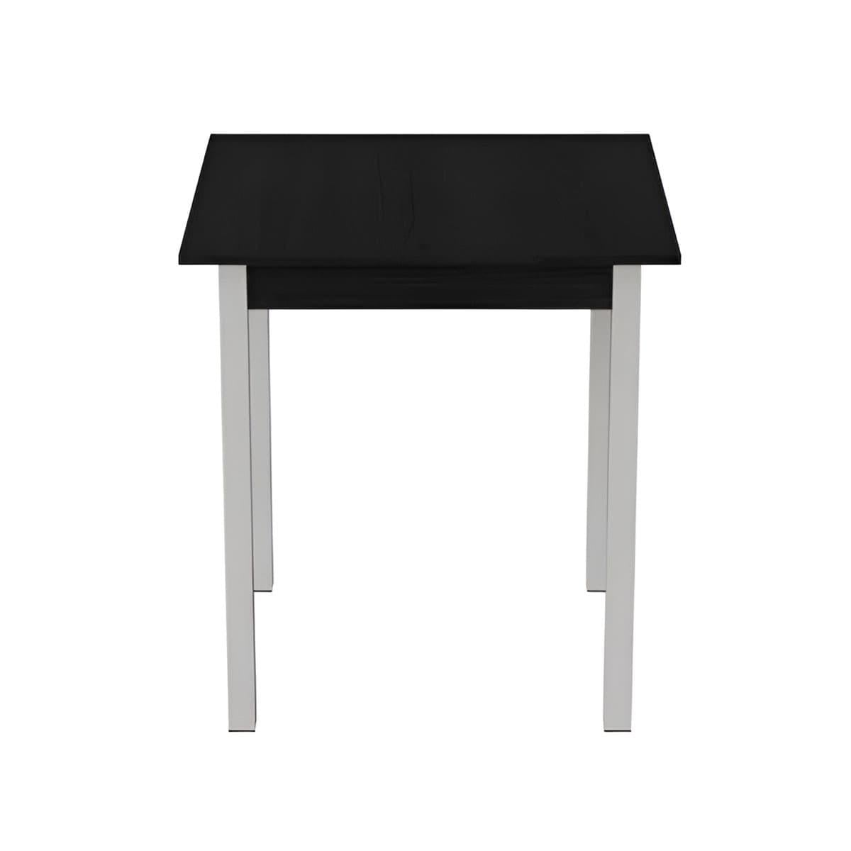 Обеденный стол Ferrum-decor Диего ДСП 16 мм 75x80x80 см Белый/Сосна Кембра (FRD-105712)