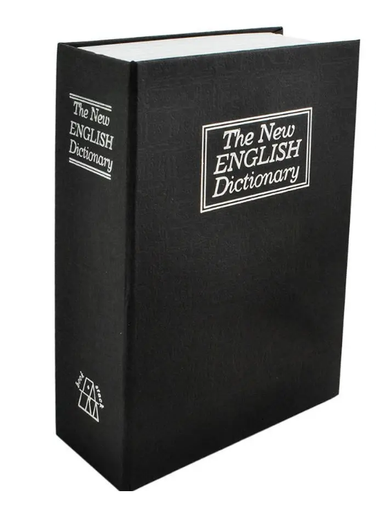 Сейф-книга для зберігання цінностей Malatec 6148 закривається на ключ 18 см (6148)