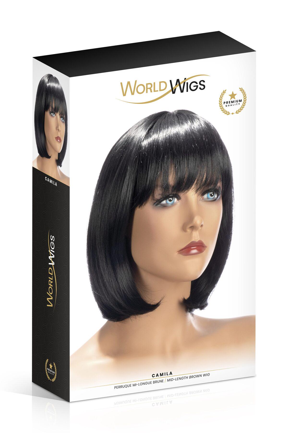 Перука World Wigs Camila Mid-Length Brown - фото 2