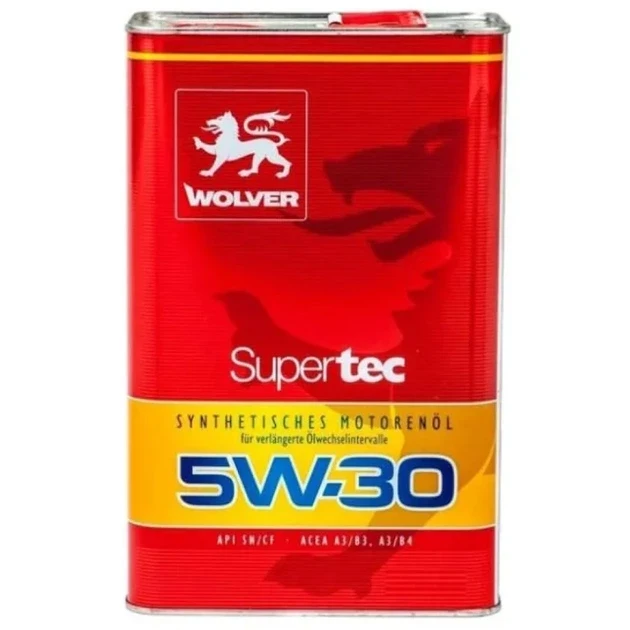 Моторне мастило WOLVER SUPERTEC SAE 5W-30 5 л (21766)
