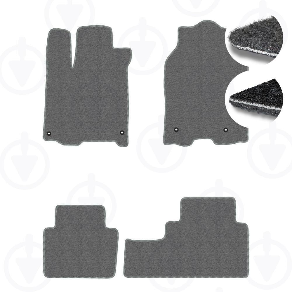 Комплект ковриков в салон Star-Tex для Acura RDX II 2012-2018 р. 4-ри регулировки привода сиденья текстиль/Ciak Серый (10015-62-06-08)