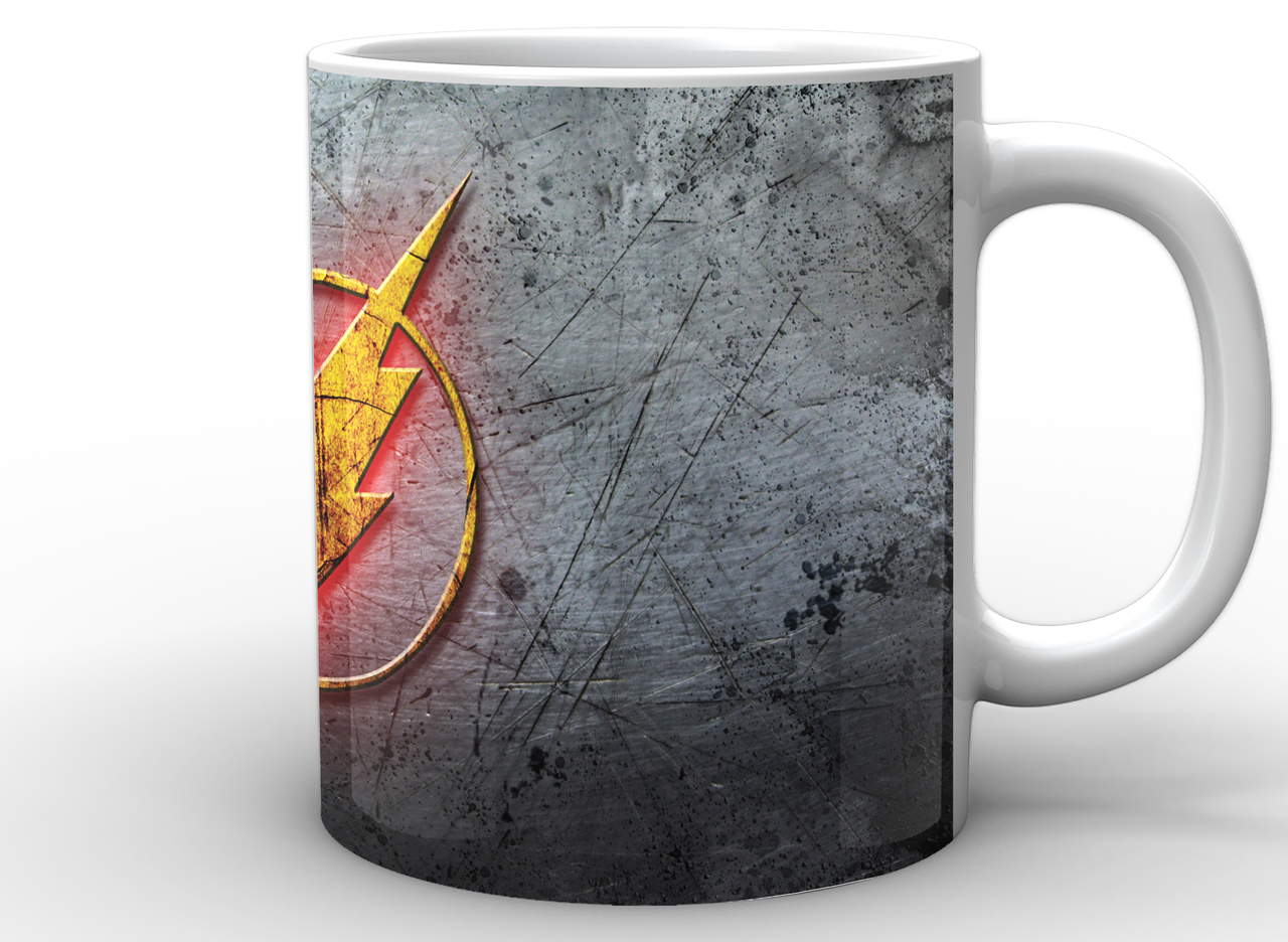 Чашка GeekLand Flash серое лого Белый (FS.02.009)