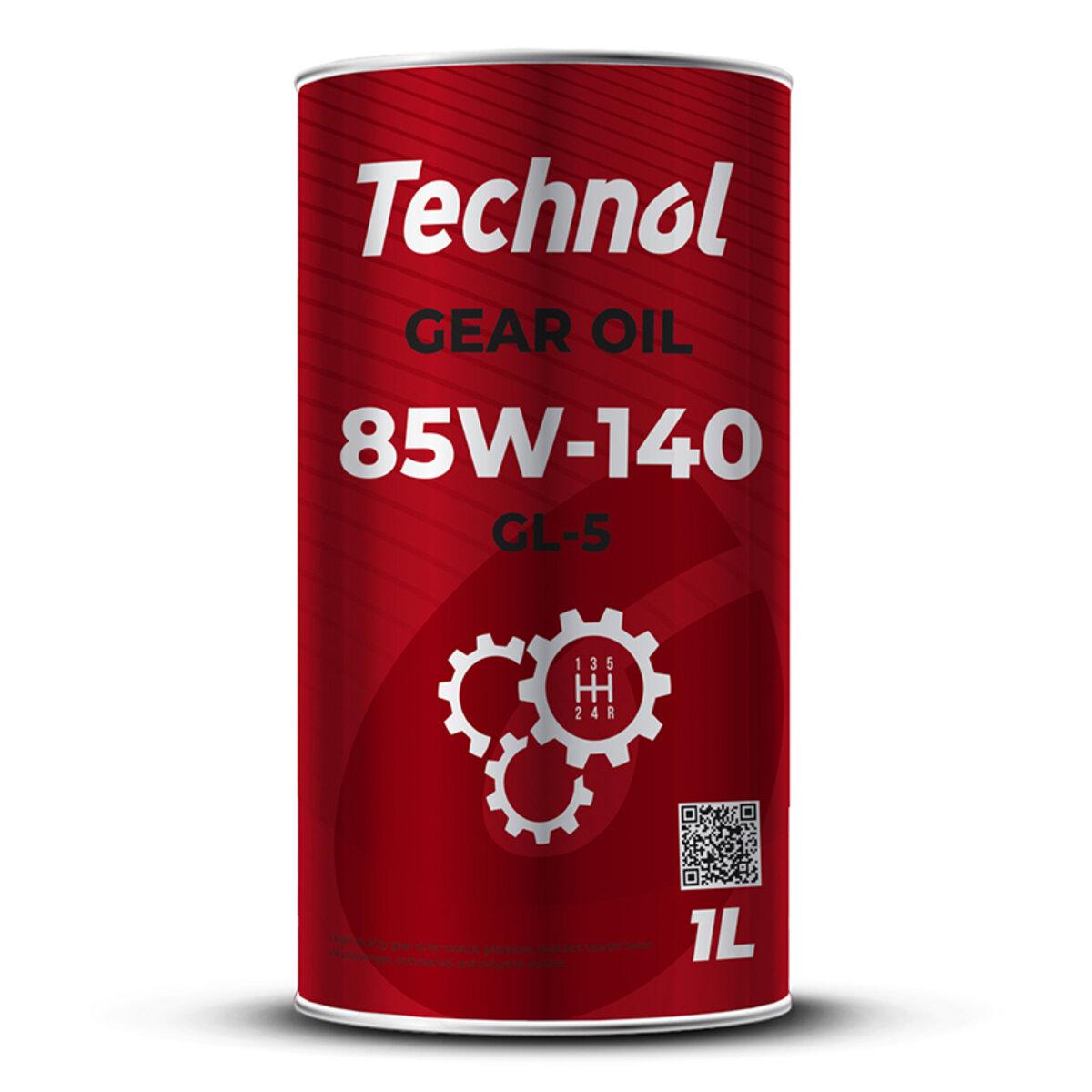 Трансмиссионное масло Technol Gear Oil 85W-140 GL-5 1л