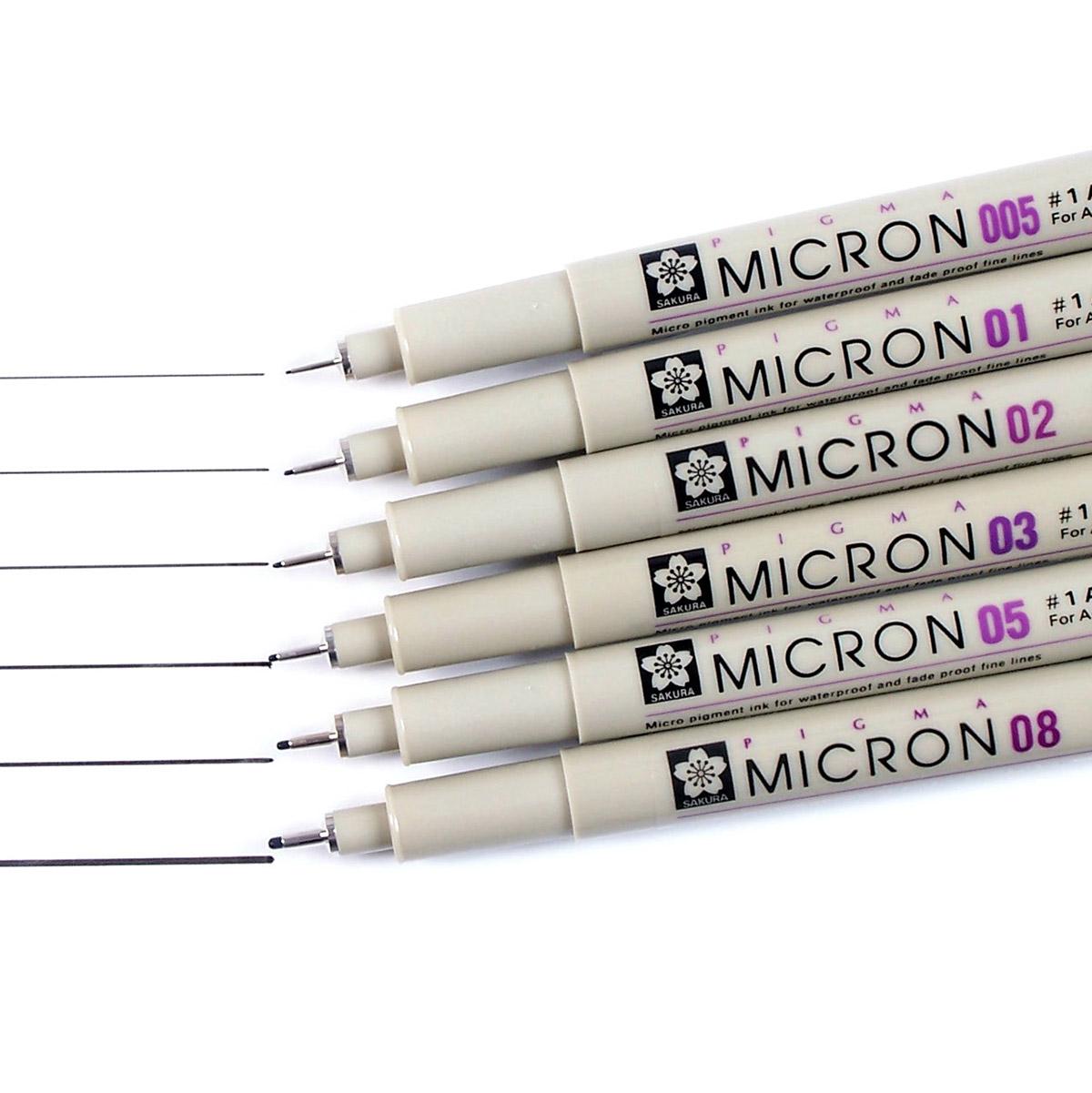 Ручка капиллярная Sakura Pigma Micron 0,4 мм (fd-9-04) - фото 8 Ручка капиллярная Sakura Pigma Micron 0,4 мм (fd-9-04) - фото 8