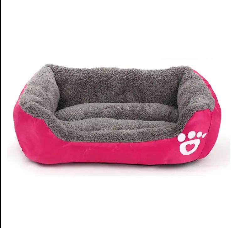 Лежанка для животных Lemax теплая с бортами 44х33 см Pink (72a7f3f9)