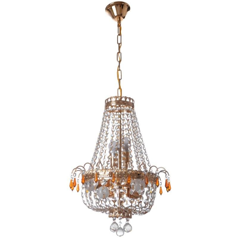 Люстра підвісна прованс кришталева Brille BCL-373S/5 E14