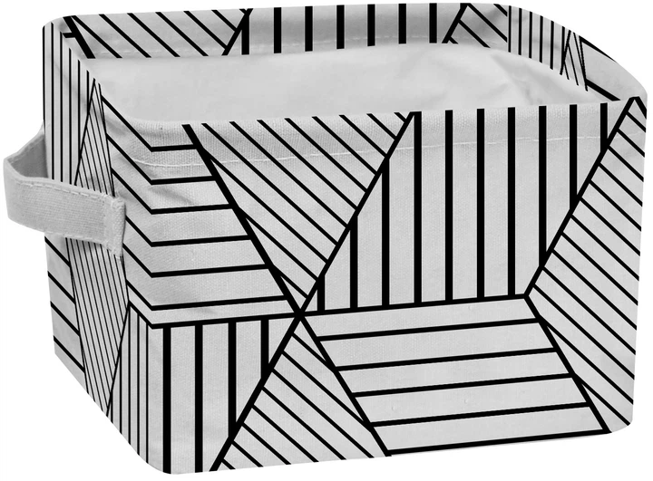 Кошик IDEA HOME TC-31 тканина Geometry 20х16х14 см