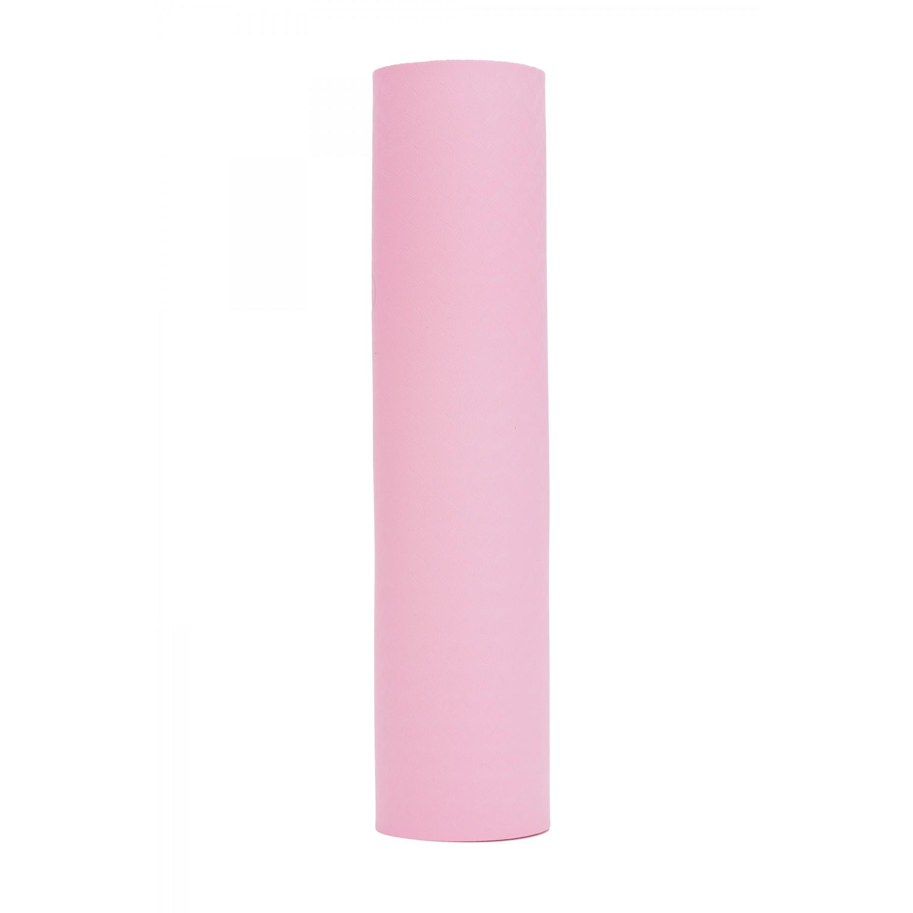 Килимок для фітнесу SportVida TPE SV-EZ0060 183x61x1 см Pink (46993) - фото 3