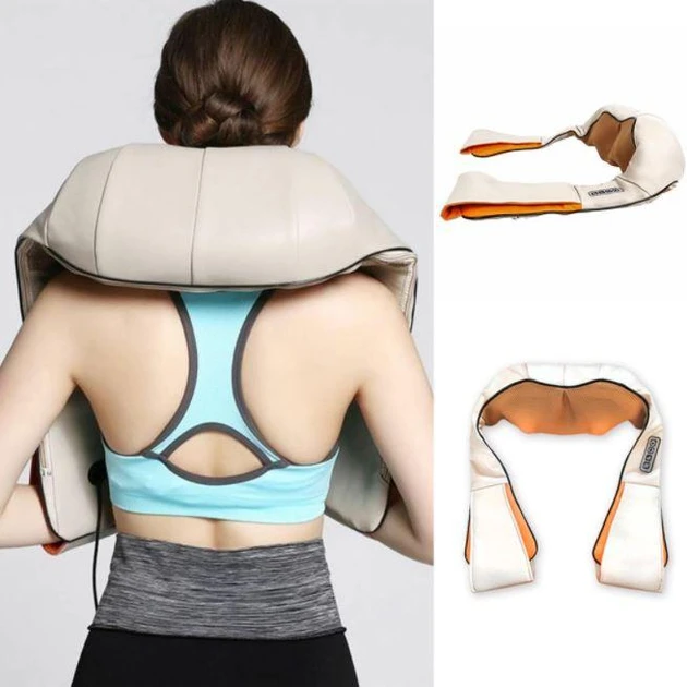 Электромассажер роликовый для шеи и плеч с инфракрасным подогревом (26934167) - фото 2 Электромассажер роликовый для шеи и плеч с инфракрасным подогревом (26934167) - фото 2