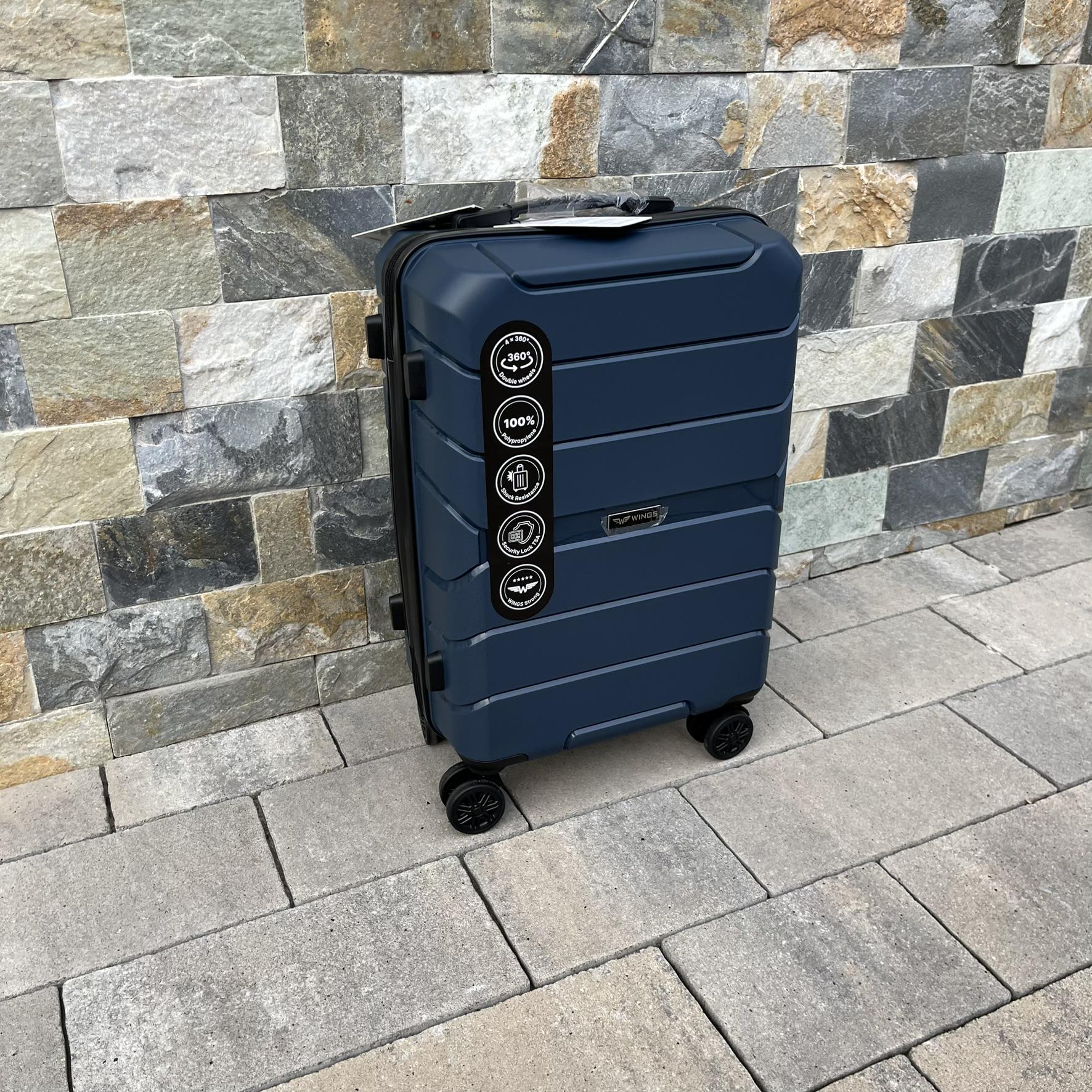 Чемодан дорожный из полипропилена Wings PP05 S Синий (22630278) - фото 2 Чемодан дорожный из полипропилена Wings PP05 S Синий (22630278) - фото 2