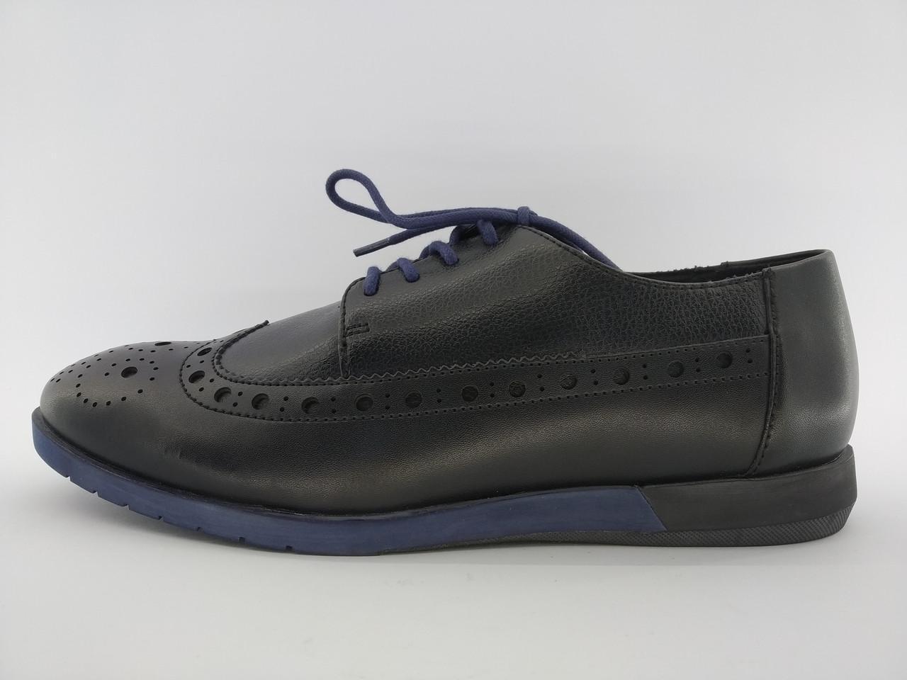 Туфли мужские кожаные Formula Joven р. 45 28,5 см Черный (1211528680) Туфли мужские кожаные Formula Joven р. 45 28,5 см Черный (1211528680)