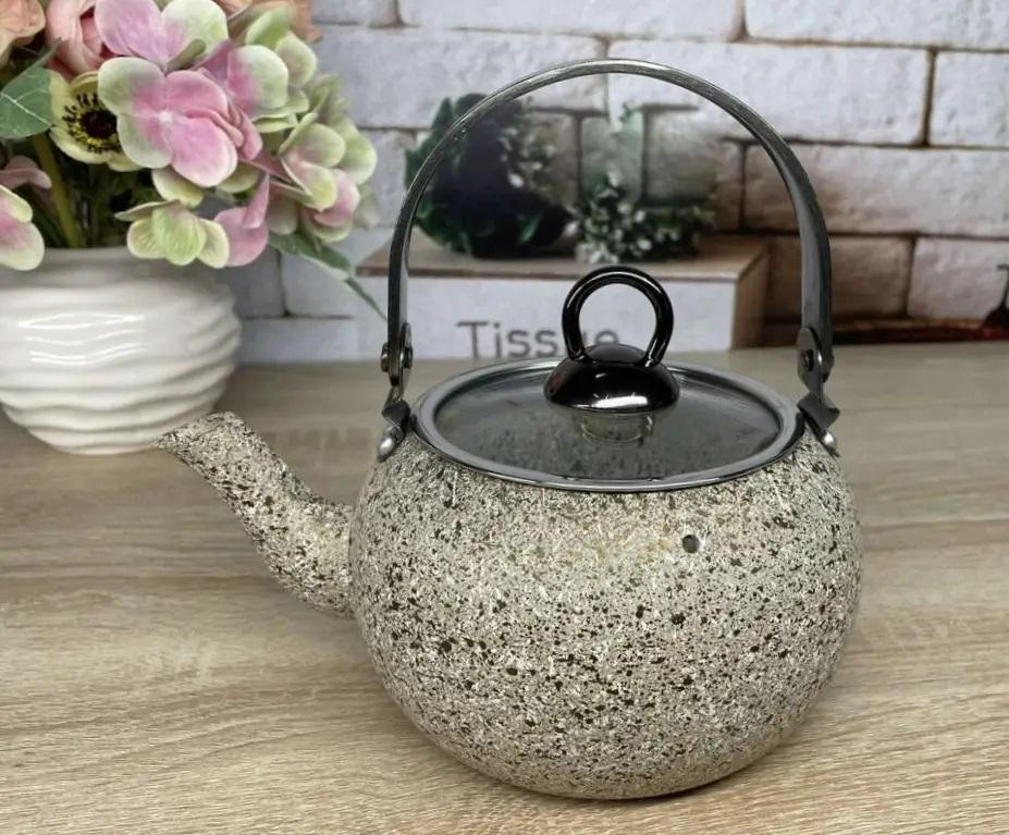 Чайник OMS Collection 8212-S 1 л Sandy Beije (85229) - фото 8