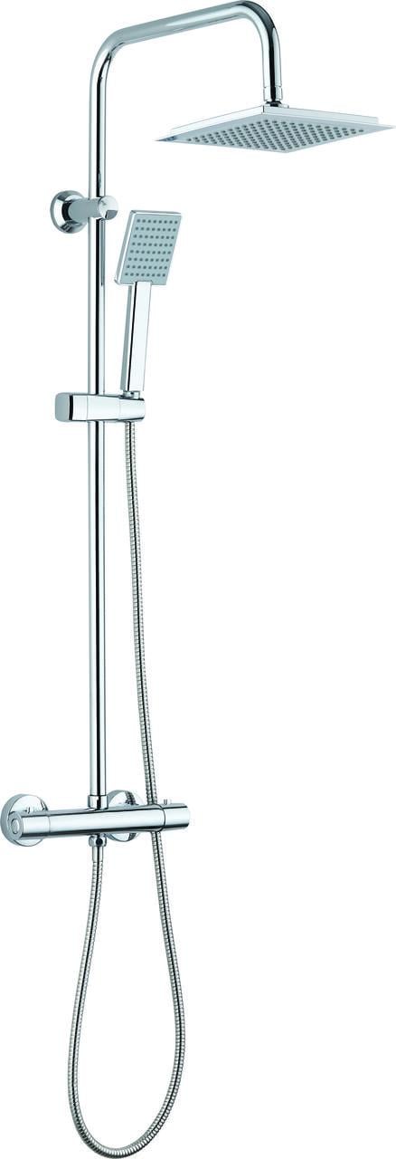 Душевая система Neo Joko NBJ_051T двойная с термостатом Хром (27879225)