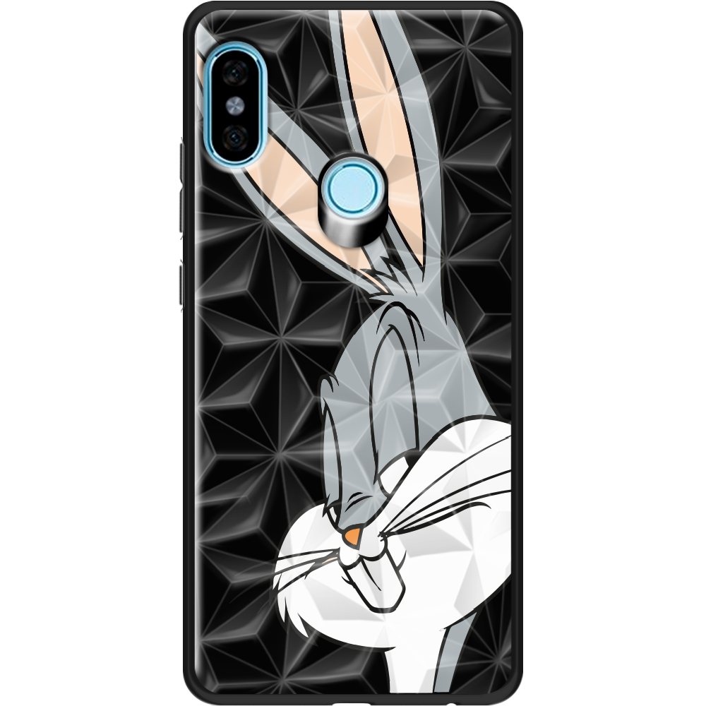 Чехол BoxFace Xiaomi Redmi Note 5 / Note 5 Pro Lucky Rabbit Черный силикон с призмой (32971-bk81-37870)