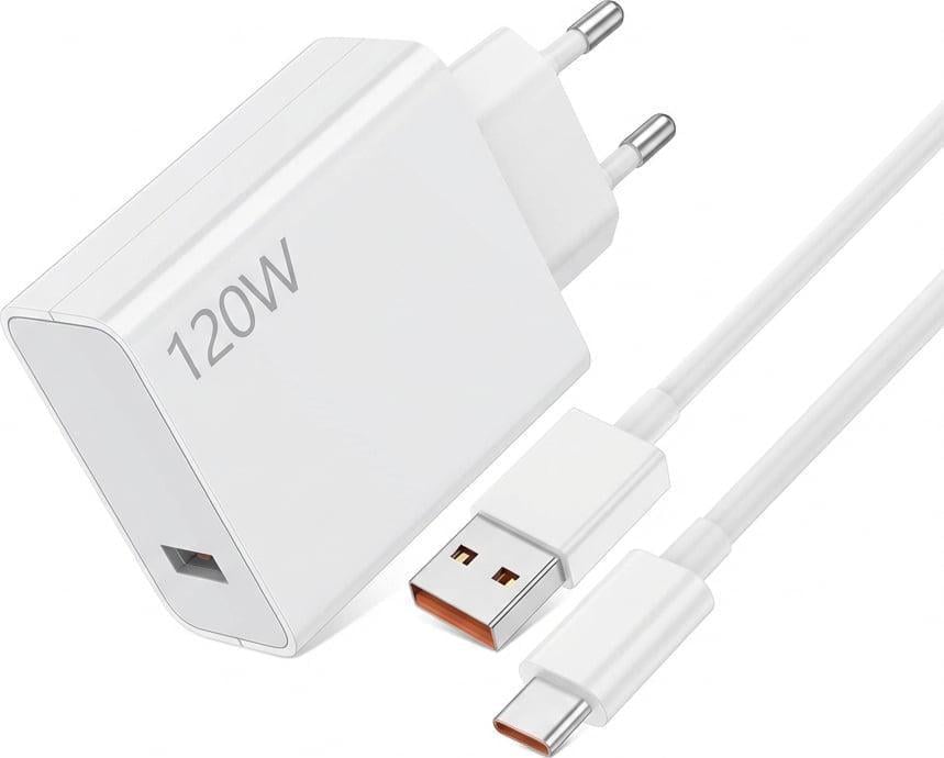 Зарядное устройство для Xiaomi MDY-14-EE 120W USB/кабель USB-Type-C White (43697)