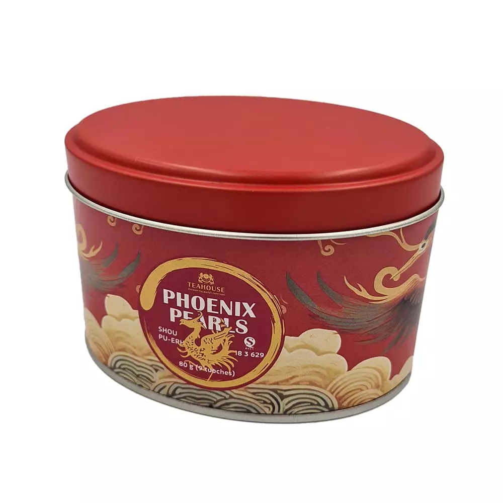 Чай Шу Пуэр тоуча Жемчужина феникса ЖБ Овал 80 г 9 шт. (70938)