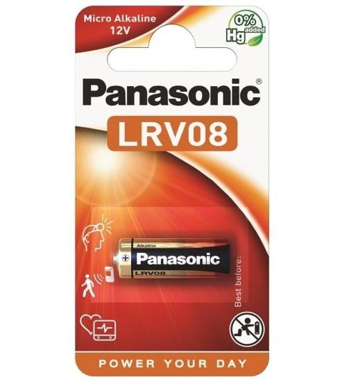 Батарейка щелочная Panasonic LRV08 8 mAh 12V 1 шт. (LRV08L/1BE)