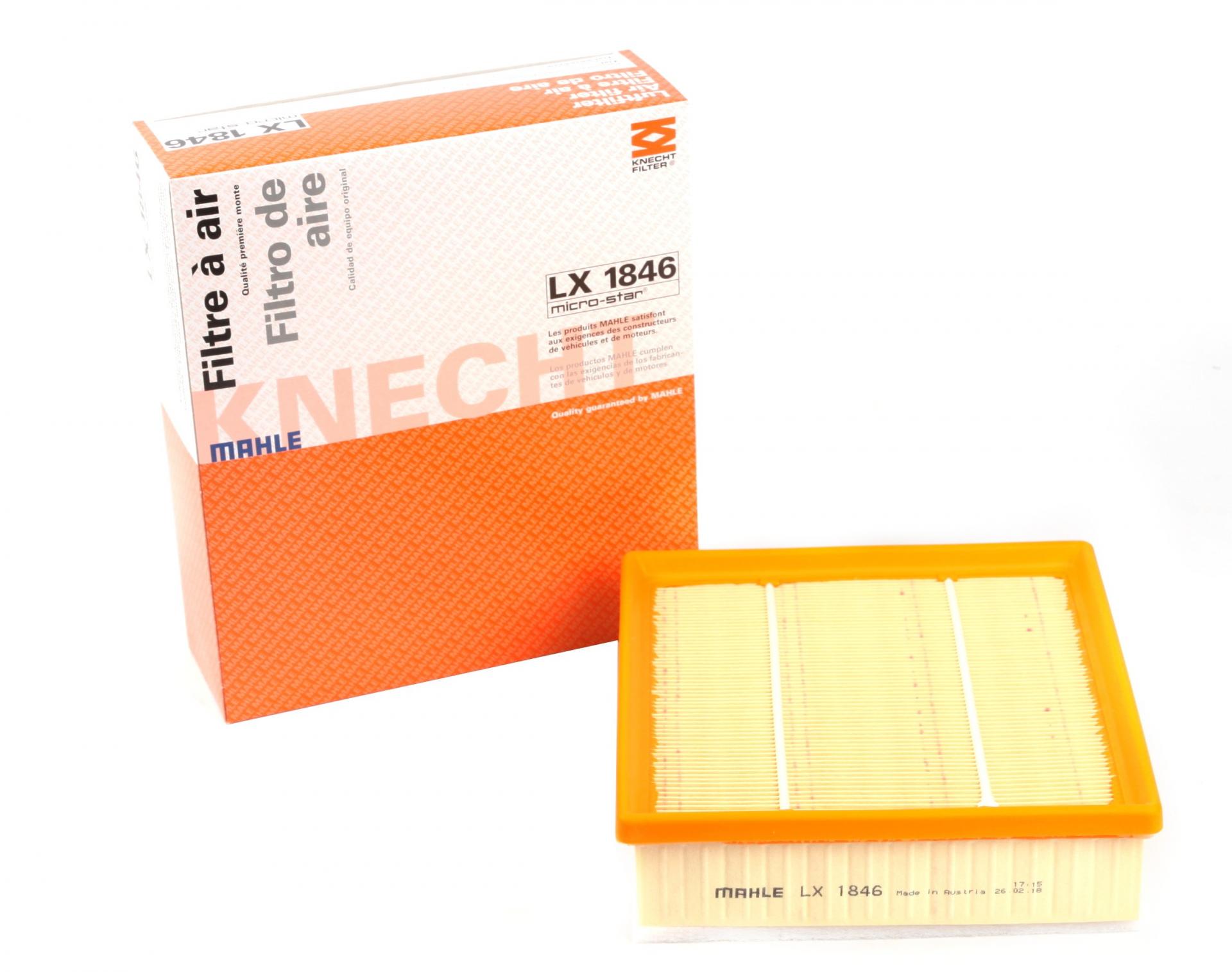 Фильтр воздушный KNECHT для Fiat Doblo 1,6-2,0JTD 10- (LX 1846)