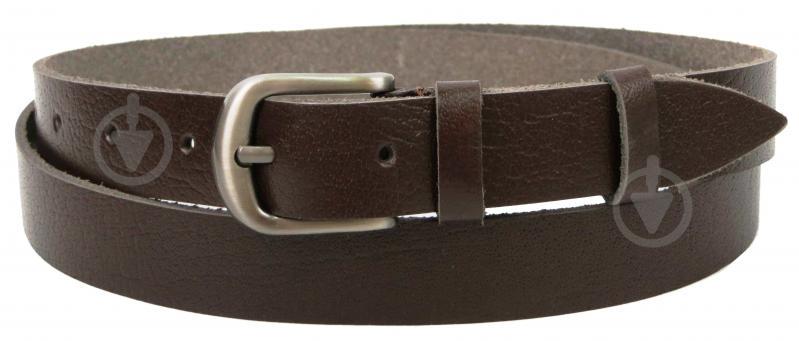 Ремень женский кожаный Skipper 2,5 см Коричневый (1362-25)