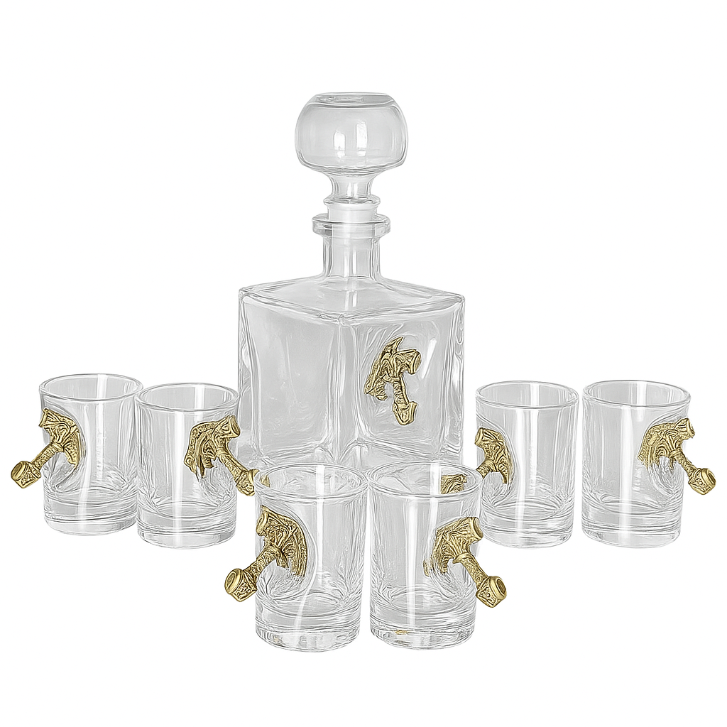 Набор Gorillas BBQ GL23 Молот 2 графина и 6 рюмок