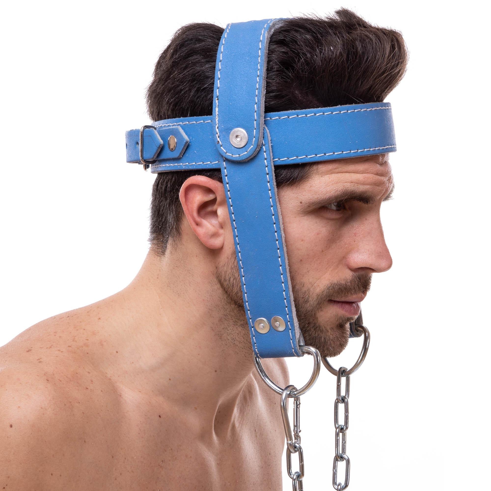 Упряжь тренажер для тренировки мышц шеи Zelart SB-165188 Синий (SB-165188)