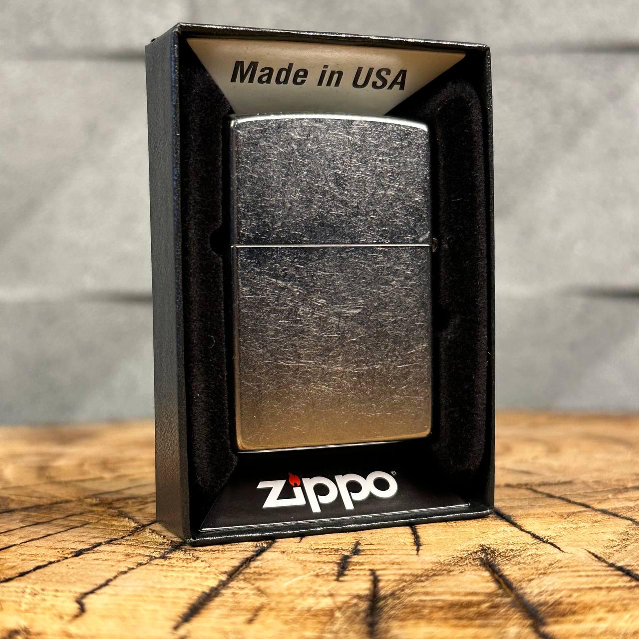 Зажигалка бензиновая ZIPPO 207 Street Chrome - фото 2