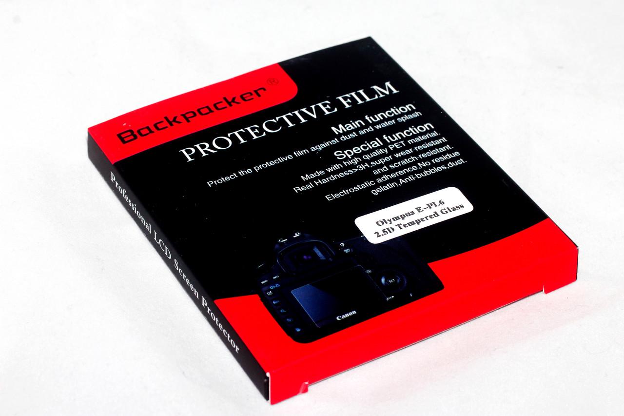 Захист LCD екрану Backpacker для Olympus PEN E-PL6 E-PL5 E-PM2 Tough TG-850 TG-860 TG-870 скло