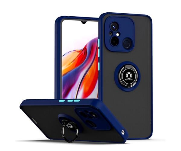 Чехол-накладка TPU Color Matte Ring для Xiaomi Redmi 12C Синий