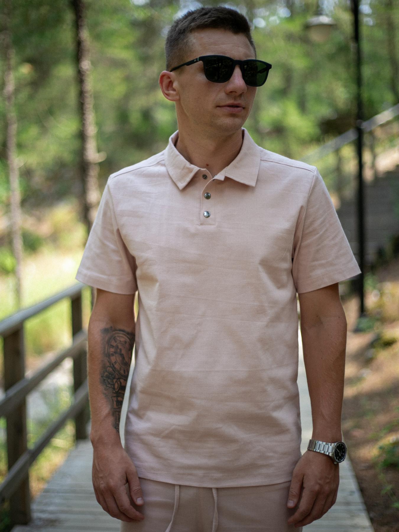 Костюм мужской Flax Intruder льняной XL Бежевый (1624351714/5/4) - фото 4