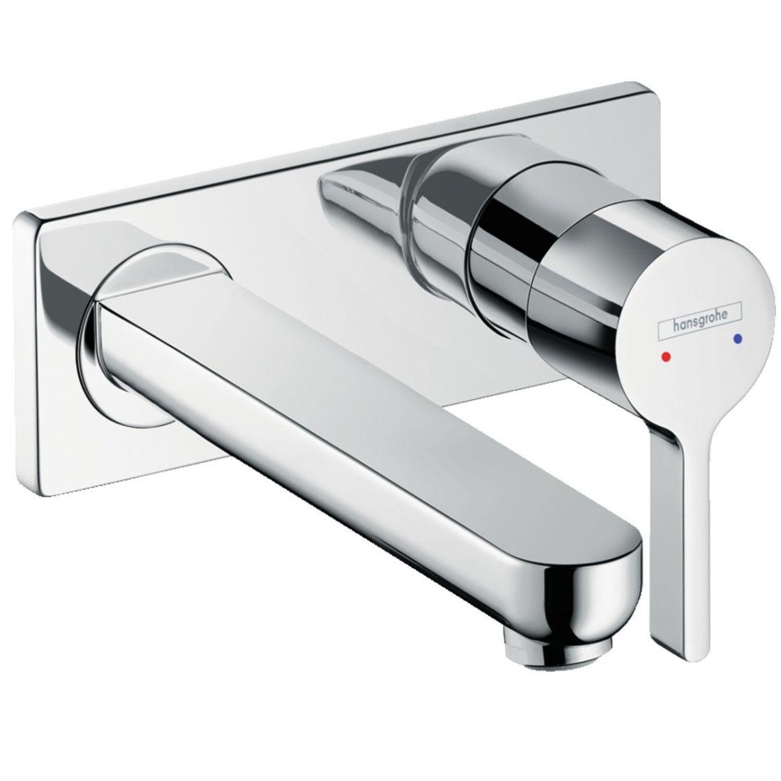 Смеситель для умывальника Hansgrohe Metris S скрытый монтаж 225 мм Хром (31163000)