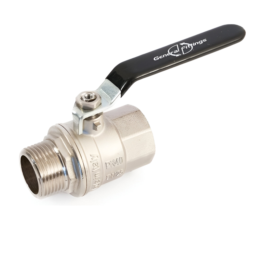 Кран кульовий General Fittings 1 1/2" ЗВ повнопрохідний (AKV-7100L2N141400A)