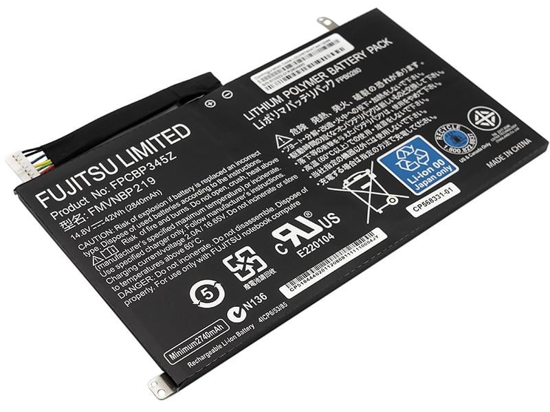 Аккумулятор Power для ноутбуков FUJITSU LifeBook UH552 UH572 FPCBP345Z 14,8V 2840mAh