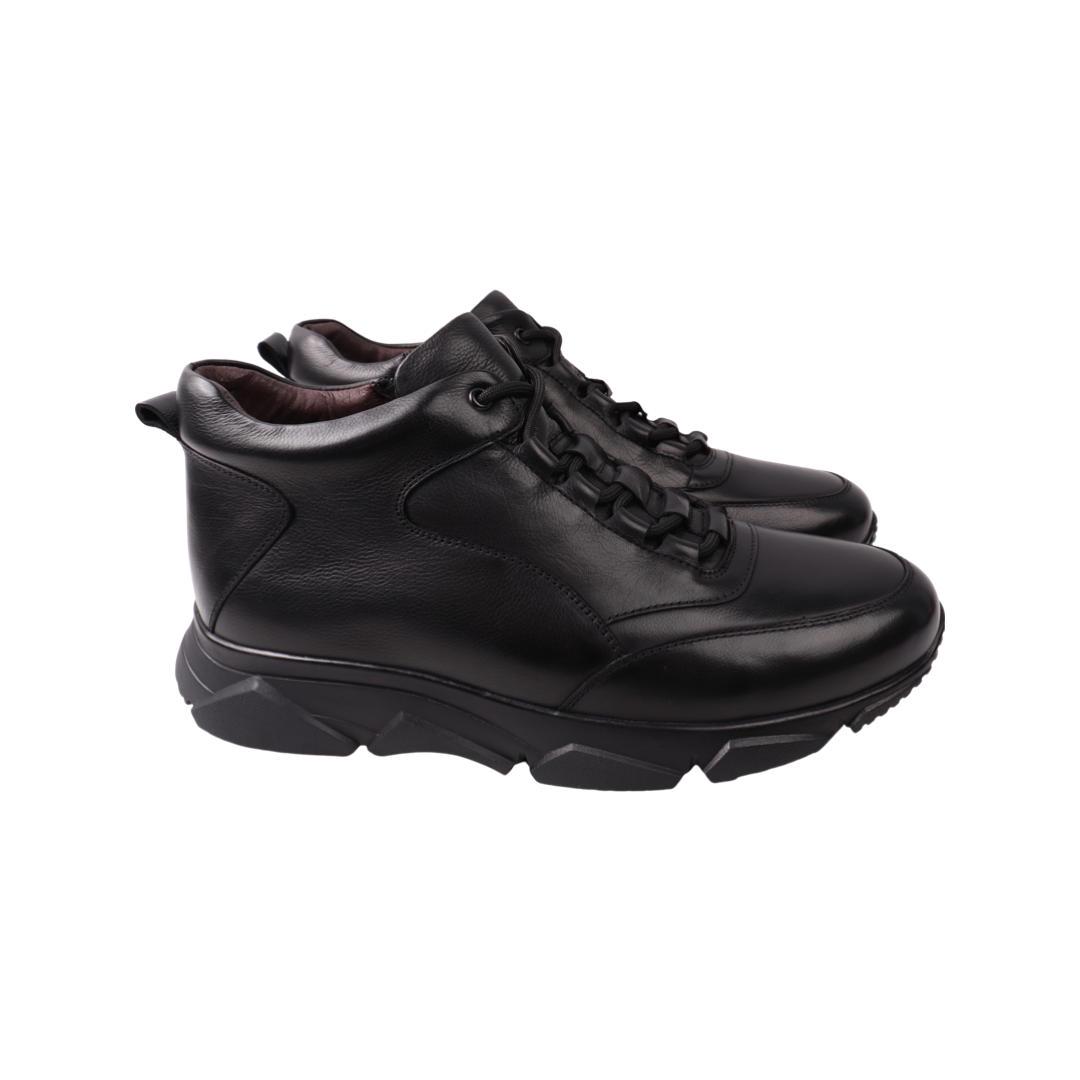 Ботинки мужские Anemone из кожи р. 40 Черный (182-22ZHS)