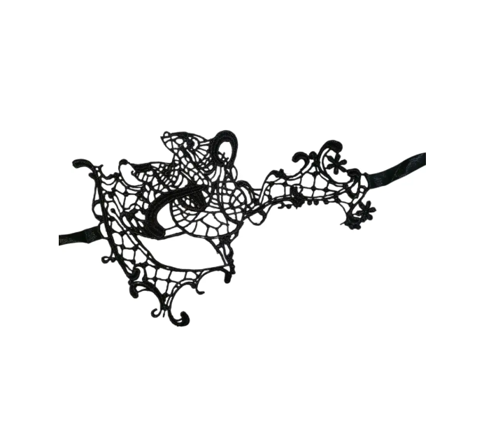 Маска маскарадная для лица унисекс One size Черный (908303)