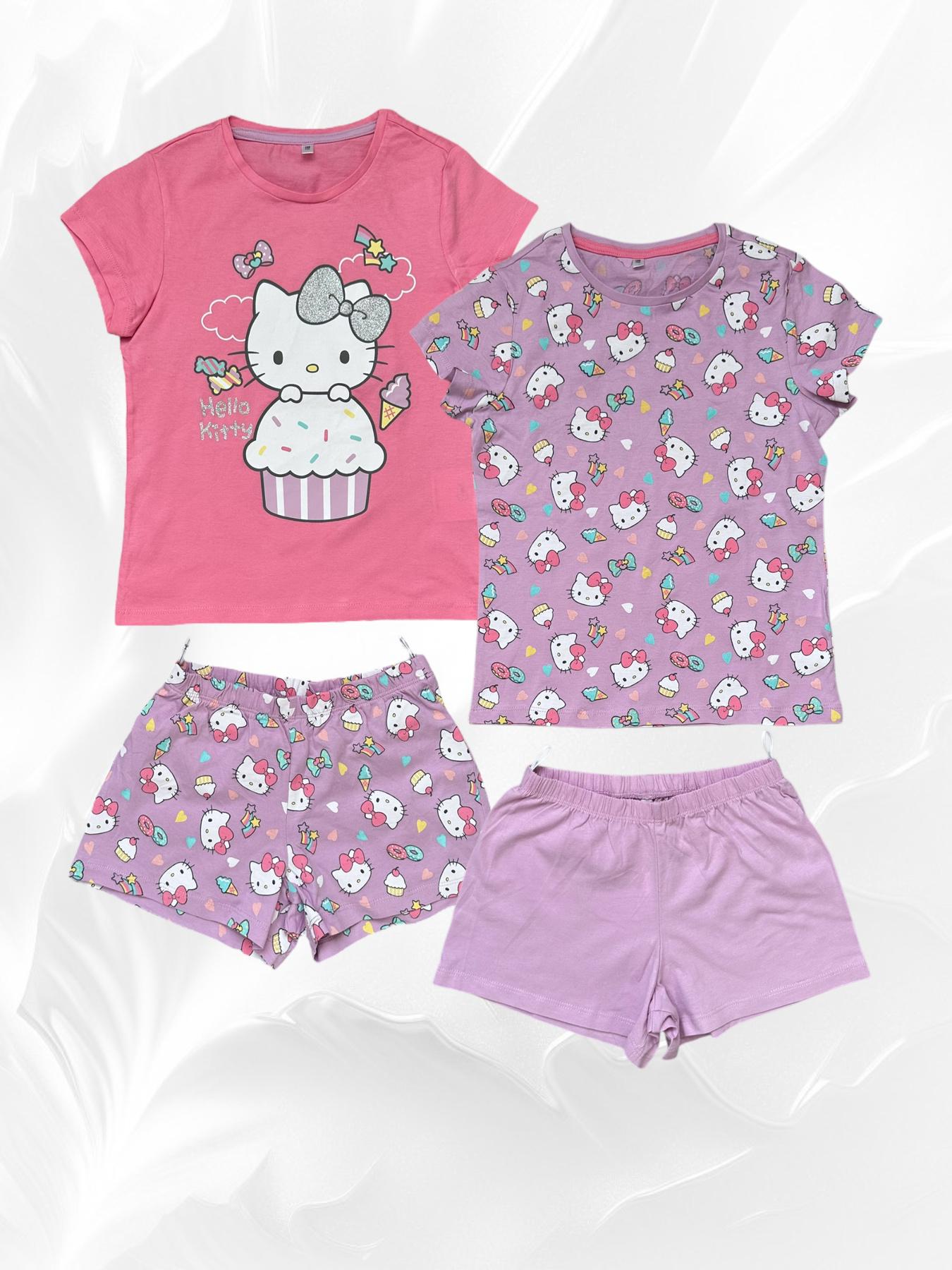 Піжама Hello Kitty & C&A 7 років 122 см 2 комплекти Рожевий (001300381)