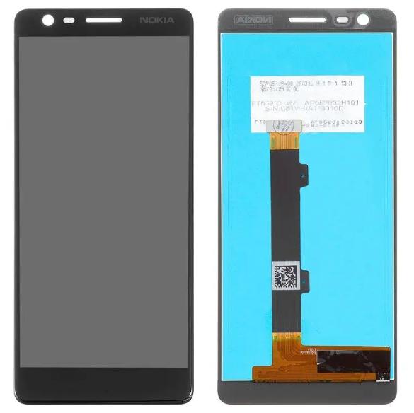 Дисплейный модуль Liquid Crystal Display/Touchscreen для Nokia 3,1 2018 TA-1063/TA-1057/TA-1049 Черный (000043712)