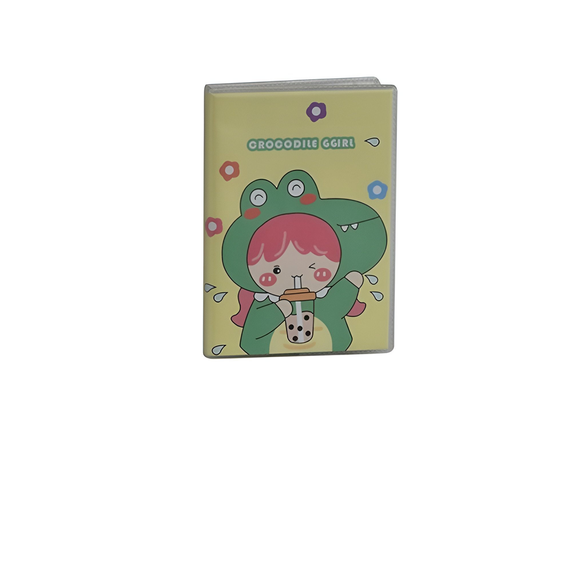 Блокнот мягкий Stenson Girl Девочка-крокодил А7 64 листов/мыла Салатовый (WW01579ST)