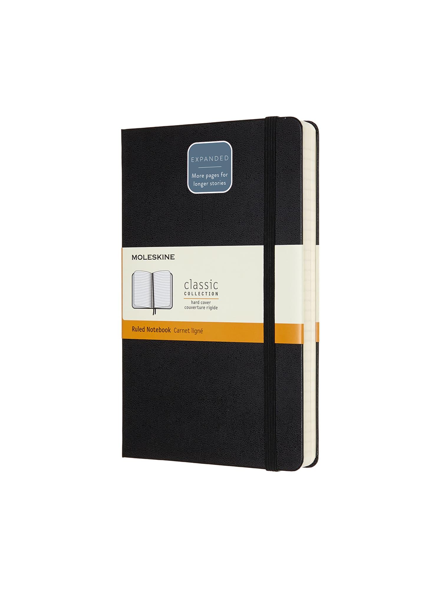 Блокнот Moleskine Classic Expanded средний линейка Черный (QP060EXP)
