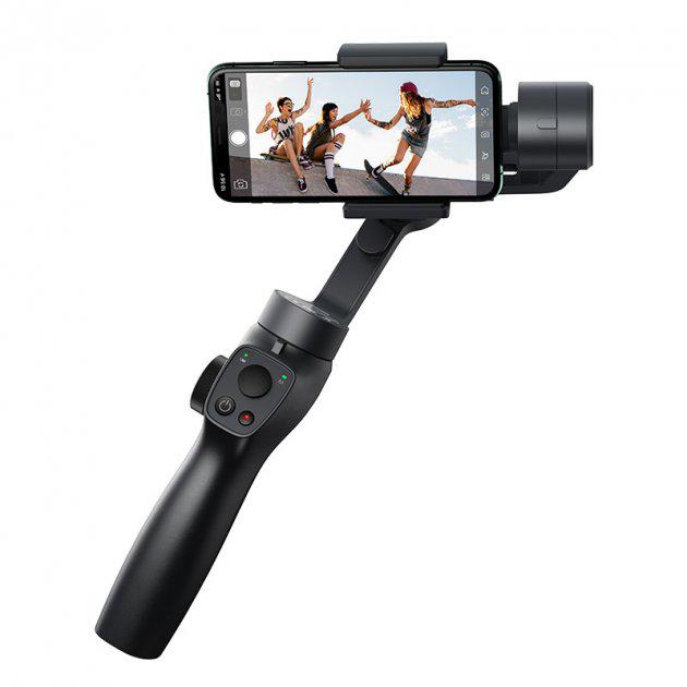 Стабілізатор для смартфона Baseus Handheld Gimbal Stabilizer SUYT-0G 3-х осьовий Чорний - фото 2