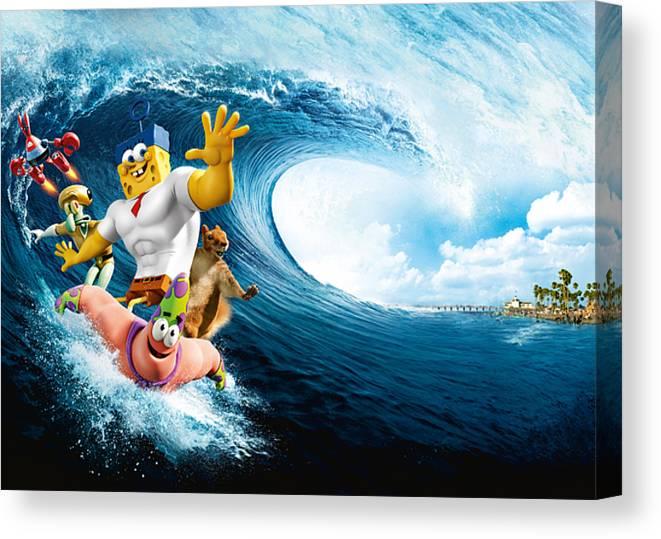 Картина постер Gee!Губка Боб Квадратные Штаны SpongeBob SquarePants Губка из воды 60х40 см РС 09.03