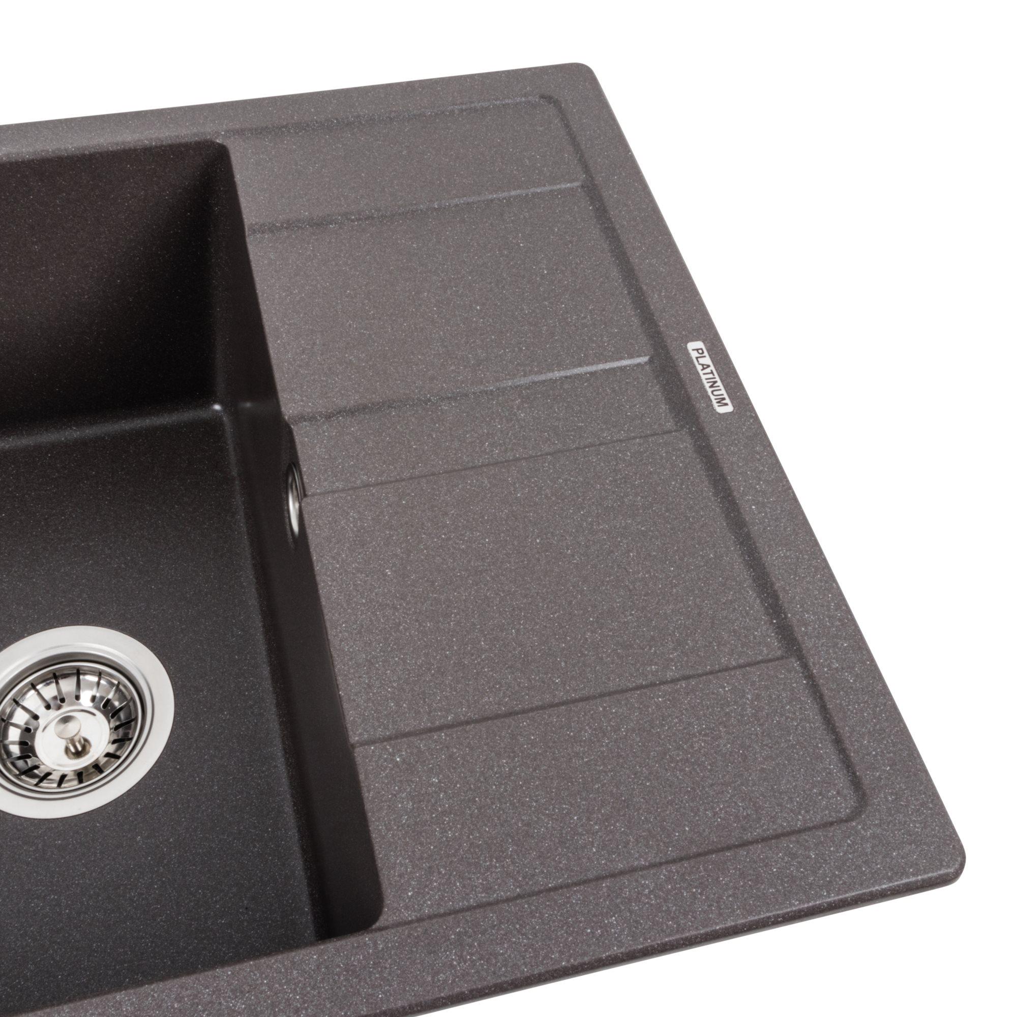 Мойка гранитная для кухни Platinum 5851 ARIA матовый Гренадин - фото 3 Мойка гранитная для кухни Platinum 5851 ARIA матовый Гренадин - фото 3