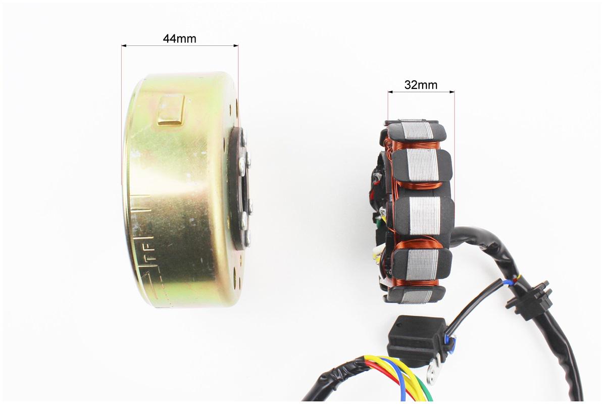 Магнето у зборі 11 котушок/Zhenghe 6 проводів - фото 4 Магнето у зборі 11 котушок/Zhenghe 6 проводів - фото 4