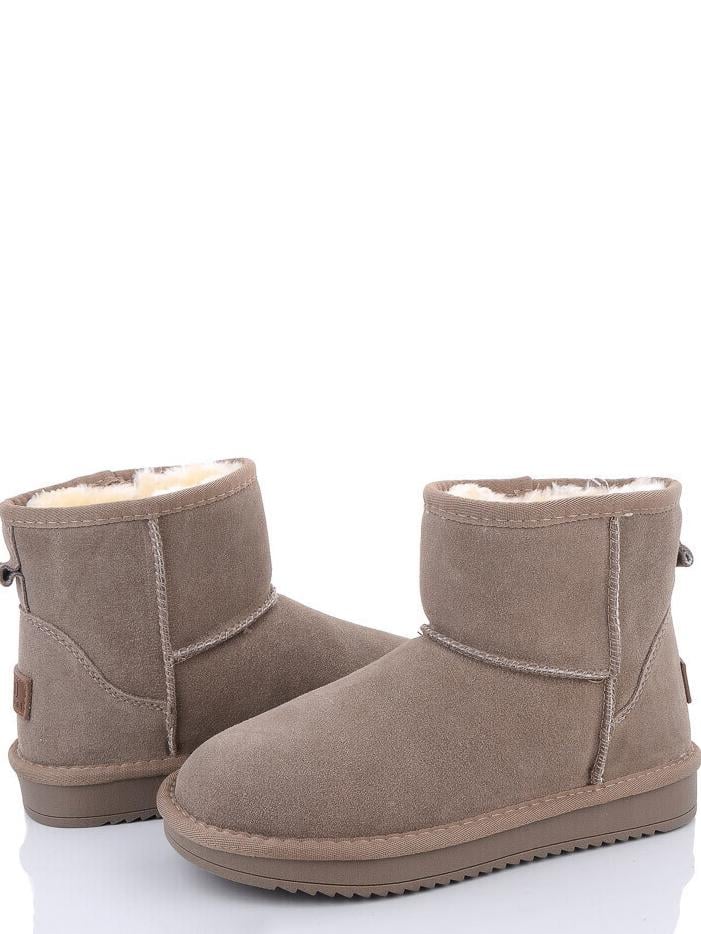 Замшевые угги ITTS M5854-16 р. 39 Бежевый - фото 2