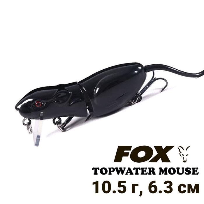 Воблер Fox Topwater Mouse 6,3 см 10,5 г Black (10102) - фото 2