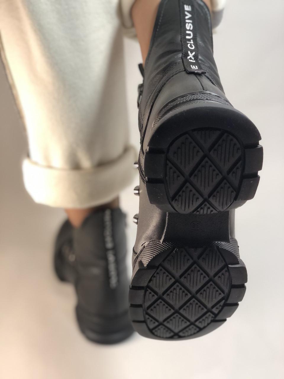 Ботинки женские зимние Mario Muzi р. 38 24,5 см Черный (2400) - фото 10 Ботинки женские зимние Mario Muzi р. 38 24,5 см Черный (2400) - фото 10