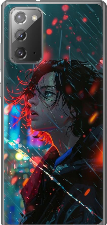 Чехол на Samsung Galaxy Note 20 Ночные огни (6096t-2036-42517)