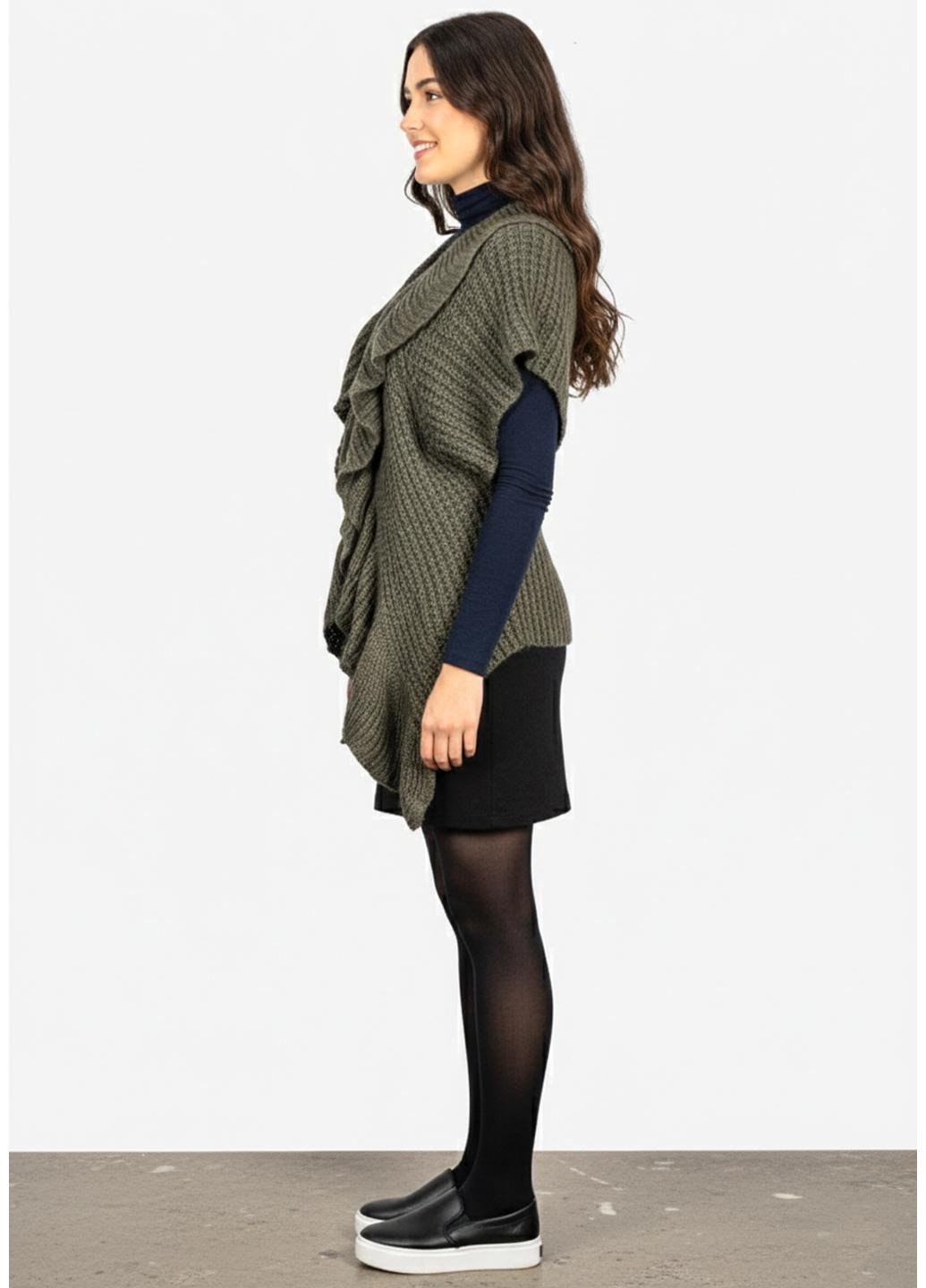 Кардиган жіночий демісезонний Forza Viva SW-2801GRIGIO р. 44 Сірий (SW-2801GRIGIO-44) - фото 5 Кардиган жіночий демісезонний Forza Viva SW-2801GRIGIO р. 44 Сірий (SW-2801GRIGIO-44) - фото 5