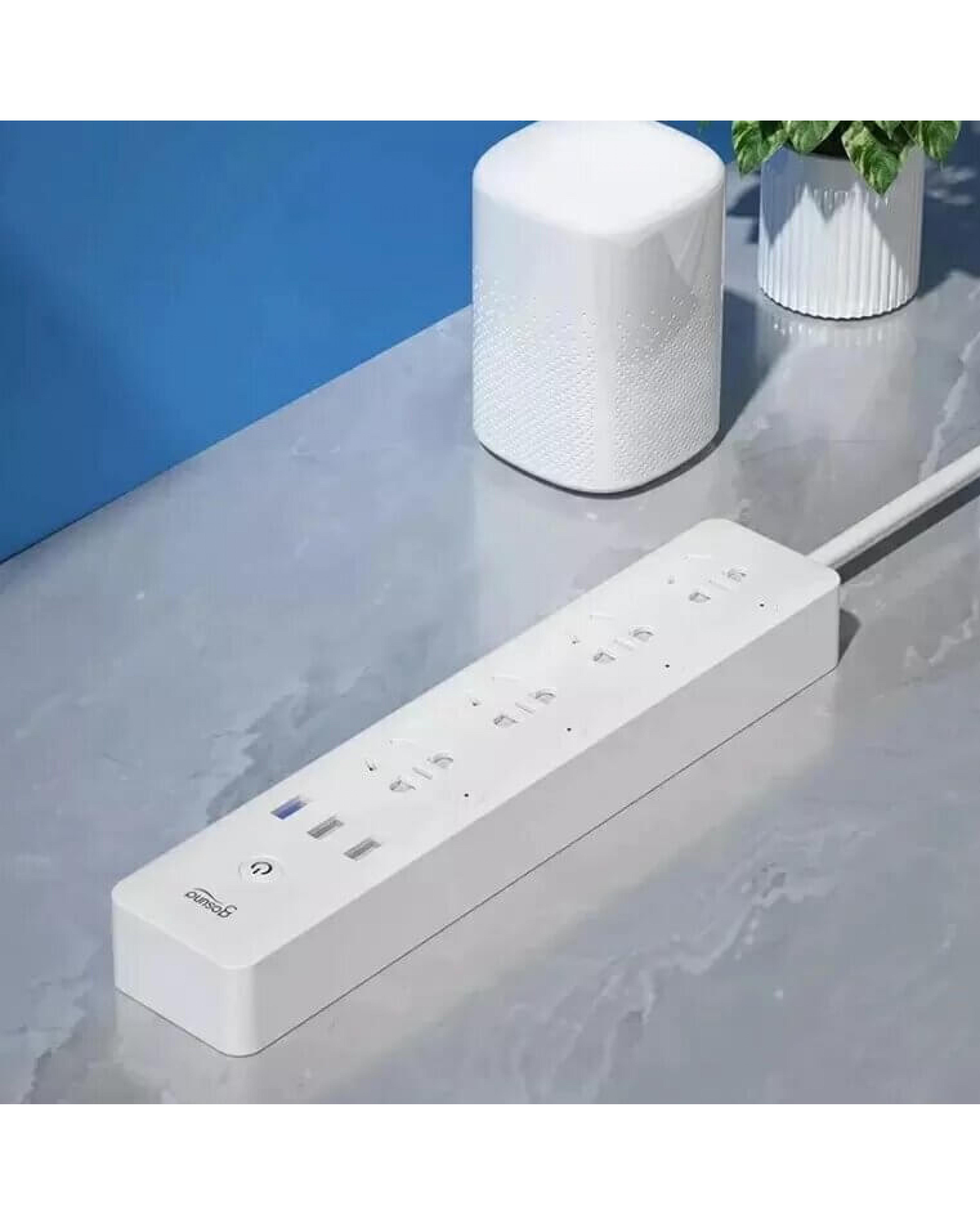 Фильтр сетевой Gosund Smart Power Strip CP5 4 розетки/3 USB White - фото 2