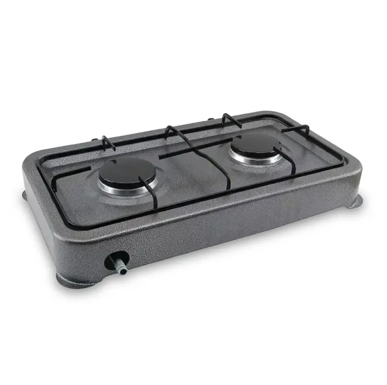 Плита газова настільна Domotec MS-6602 на дві конфорки (21724462)