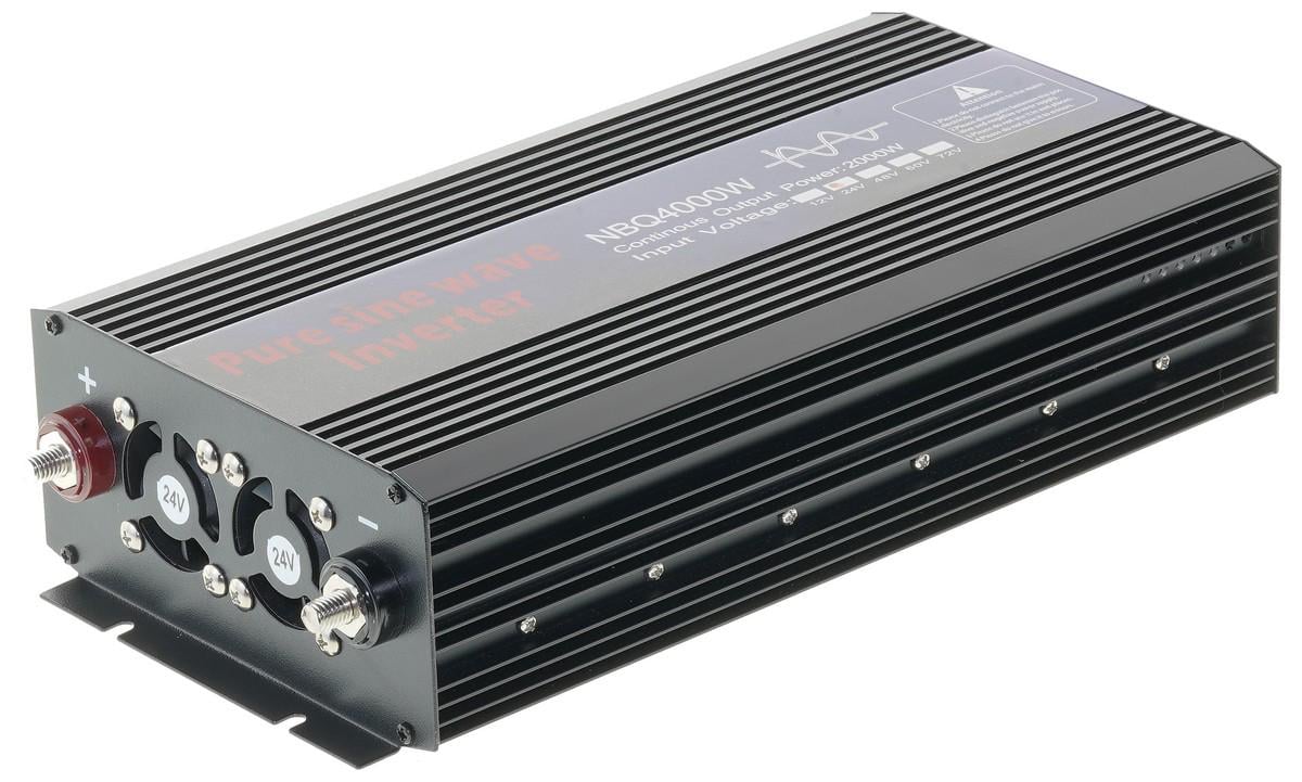 Инвертор преобразователь напряжения 24V 4000W 50Hz чистая синусоида (ins727)